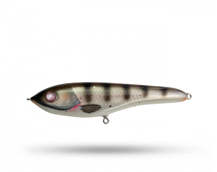 Jenzza Lures Hasslö Original - Pearl Zander i gruppen Fiskedrag / Jerkbaits hos Örebro Fiske & Outdoor AB (Hasslo Ori - Pearl Zan)